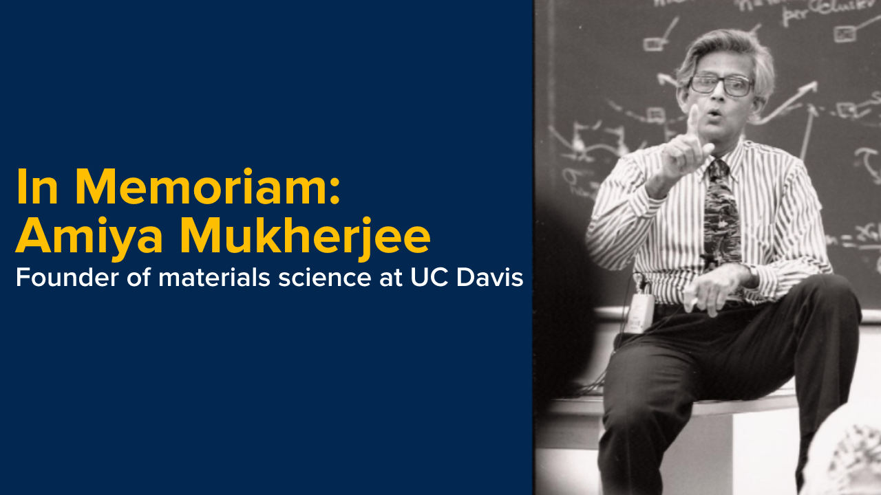 amiya mukherjee uc davis materials science engineering