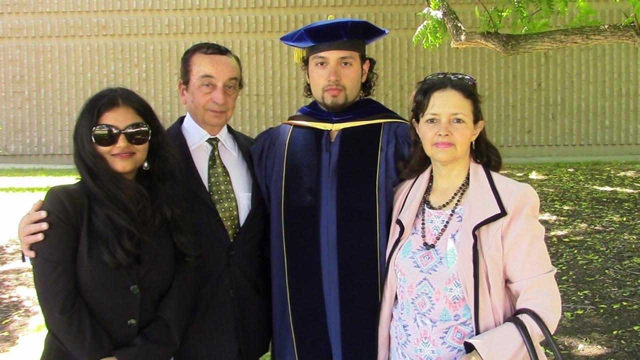 Andy Nieto and family